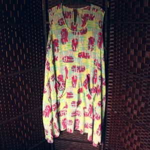 Plus Size Colorful Dress